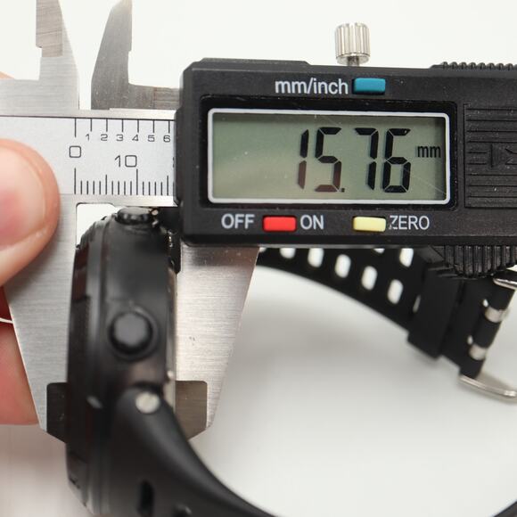 SKMEI Mens Jumbo 50mm Black Digital Sport Watch Alarm Chrono Timer w New Battery - Picture 3 of 14